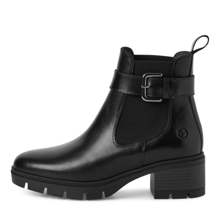 Tamaris Chelsea Donna in Cuoio con Tacco e Plateau