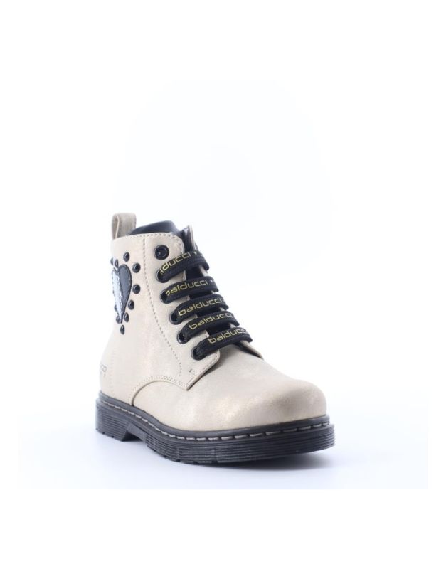 Anfibi Balducci oro BS4560 polacchini bambina