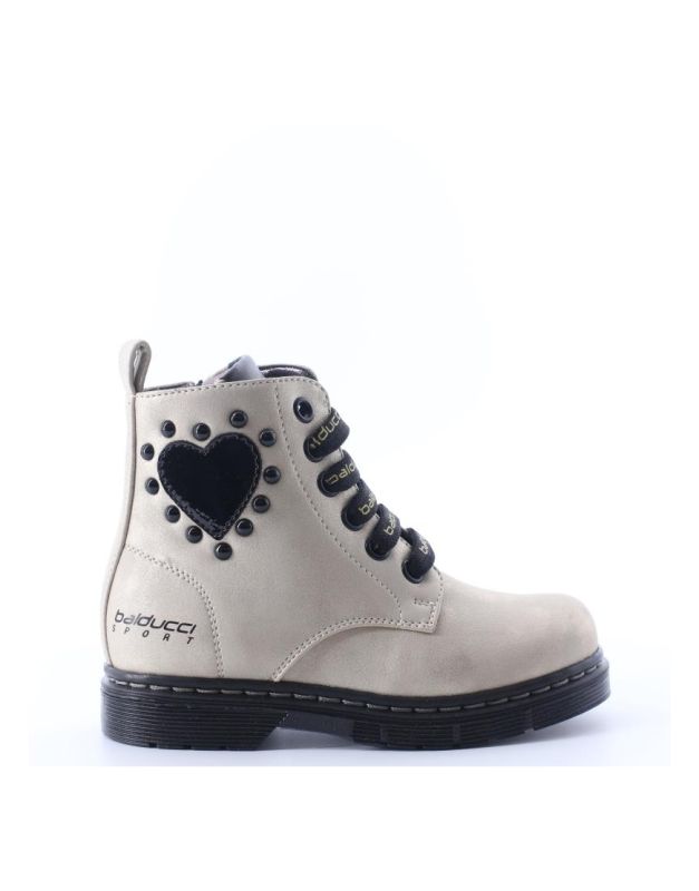 Anfibi Balducci oro BS4560 polacchini bambina