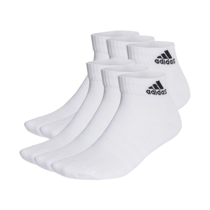 Calzini alla caviglia adidas Cushioned Sportswear 6 paia bianchi