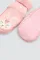 Calzino termico per neonati con suola antiscivolo rosa