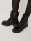 Tamaris Lace Boot Donna con Plantare TouchIt e Doppie Fibbie
