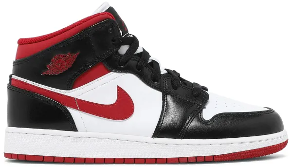 Jordan 1 Mid Gym Red Black White