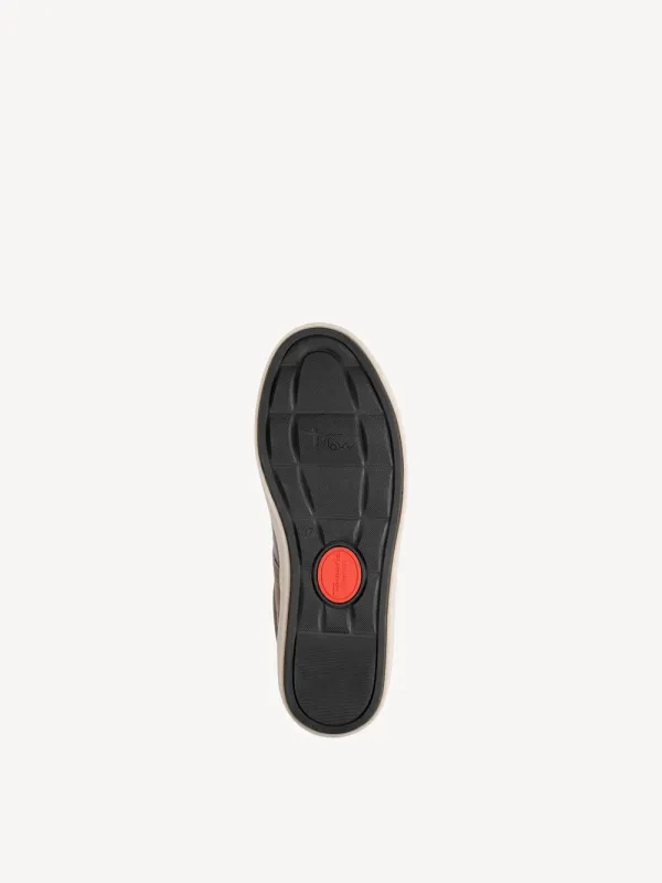 Sneakers marrone in pelle