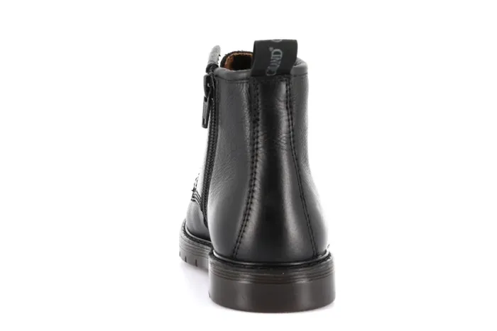 Anfibio in vera pelle con lacci animalier