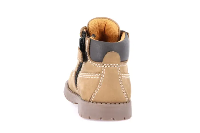 Scarponcino bimbo con lacci e zip
