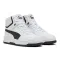 Sneakers Alte Puma Rebound V6 Bicolore Bianco e Nero