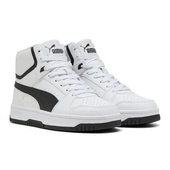 Sneakers Alte Puma Rebound V6 Bicolore Bianco e Nero