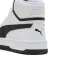 Sneakers Alte Puma Rebound V6 Bicolore Bianco e Nero