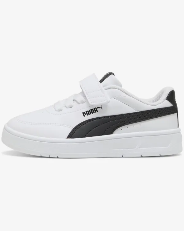 Puma Court Classic Clean Junior Bianco