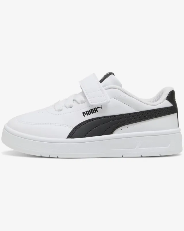 Puma Court Classic Clean Junior Bianco