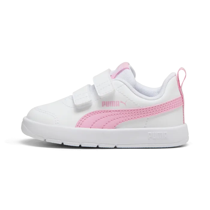 Sneakers primi passi Courtflex v6 Bianco Rosa