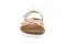 Sandalo multicolor con chiusura a strappo