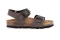 Sandalo doppia fibbia in eco-suede