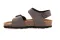 Sandalo doppia fibbia in eco-suede