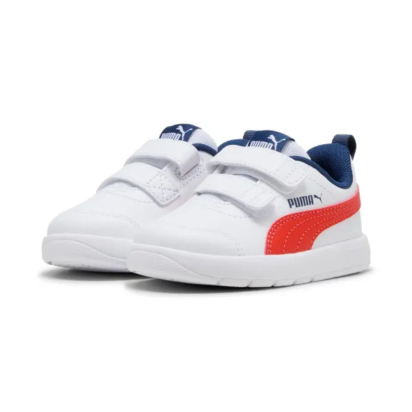 Scarpe primi passi Courtflex V3 V Inf Bianco Rosso