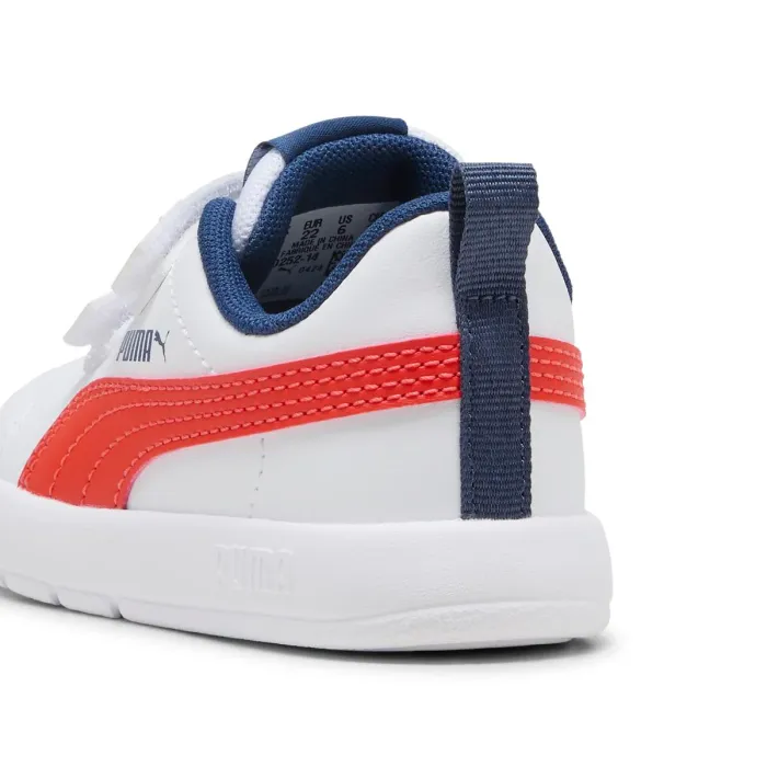 Scarpe primi passi Courtflex V3 V Inf Bianco Rosso