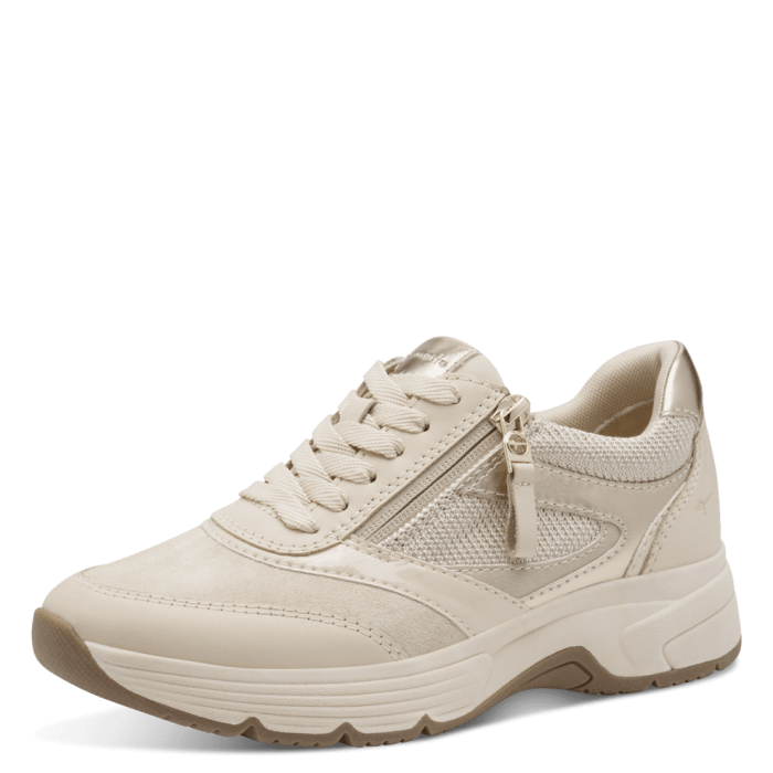 Sneakers comfort con tacco rialzato