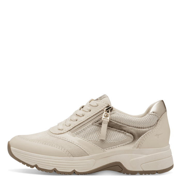 Sneakers comfort con tacco rialzato