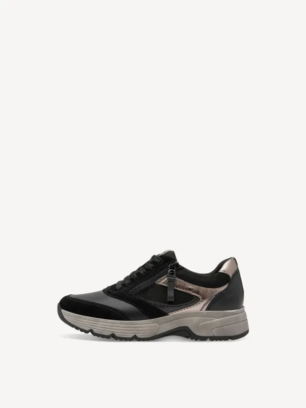 Sneakers nere widefit in pelle