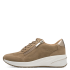 Sneakers eleganti in vera pelle con zeppa