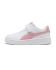 Sneakers da bambine Court Lally Bianco Rosa