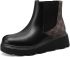 Stivaletti Chelsea in ecopelle con platform
