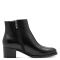 Stivaletti in pelle con tacco 5 cm