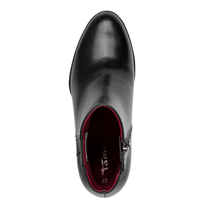 Stivaletti in pelle con tacco 5 cm