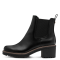 Stivaletto con tacco e zip laterale