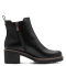 Stivaletto con tacco e zip laterale