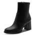 Stivaletti donna con tacco largo da 7,5 cm